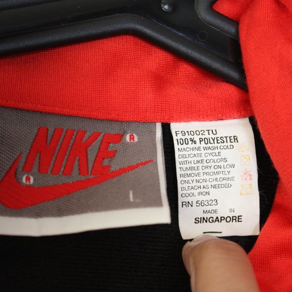 VTG Nike Gray Tag Spell Out Track Jacket T187 - Picture 3 of 5